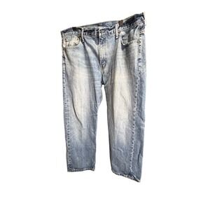 Levi Strauss 569 Loose Fit Straight Leg Jeans Blue Denim W36 L30